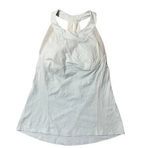 Lululemon Light Blue Run Make It Count Tank Top Size 6